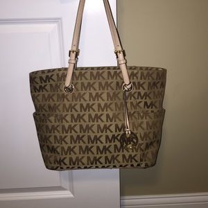 Tan Michael Kors purse