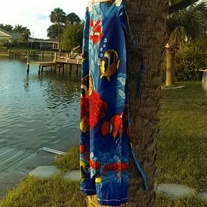 Fun fish wrap around skirt