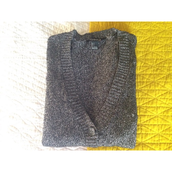 Metallic black & silver cardigan 👍 - Picture 4 of 4