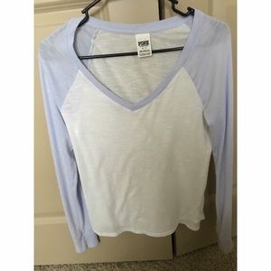 Victoria's Secret Pink Long Sleeve V-neck