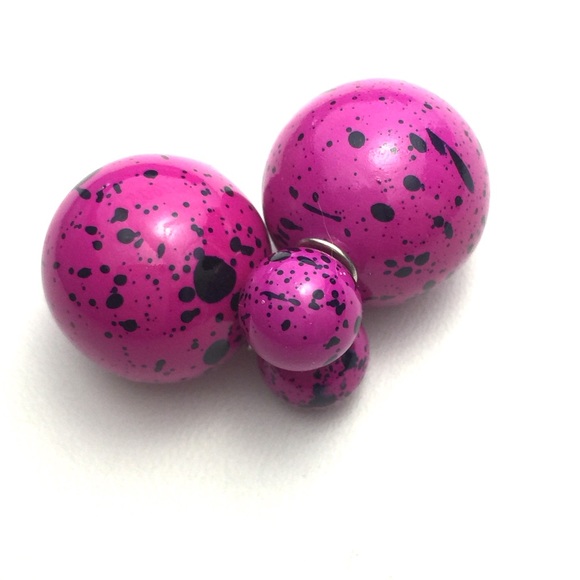 Jewelry - 🎀 Speckled earrings double-sided two-sided