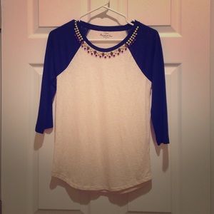 J Crew "baseball tee"