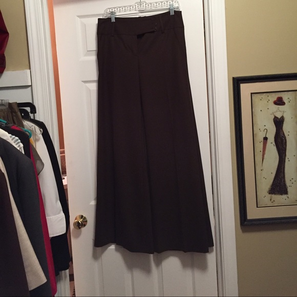 BCBGMAXAZRIA Brown,wide-leg pants - size 4
