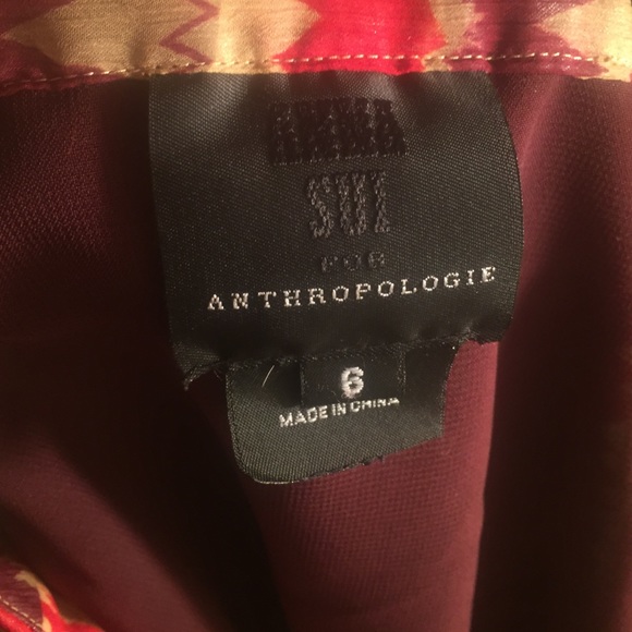 Anthropologie 2011 Terrawatt Skirt by Anna Sui - Picture 3 of 3