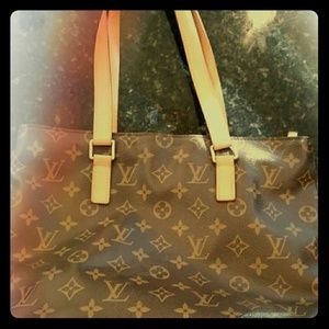 Louis Vuitton Monogram cabas piano tote