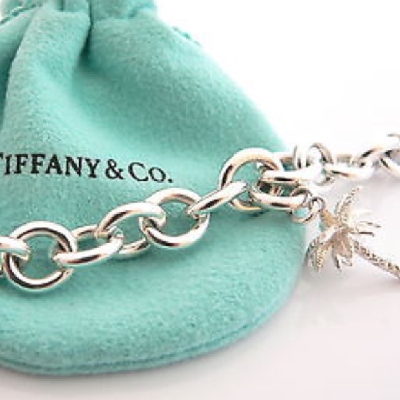 Tiffany and Co. Palm Tree charm Bracelet Bangle