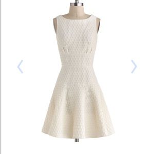 Modcloth Cream Dress