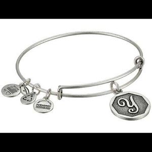 Alex and ani bracelet letter Y for sale.
