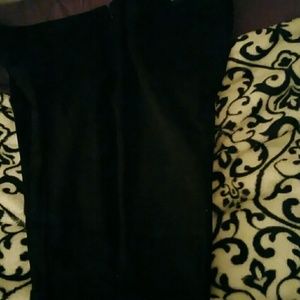 Black  straight legg pants