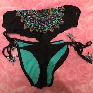 Target strapped bikini