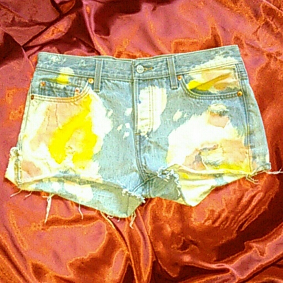 Denim shorts
