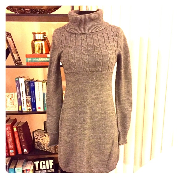 Turtleneck Sweater Dress