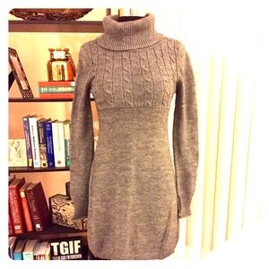 Turtleneck Sweater Dress