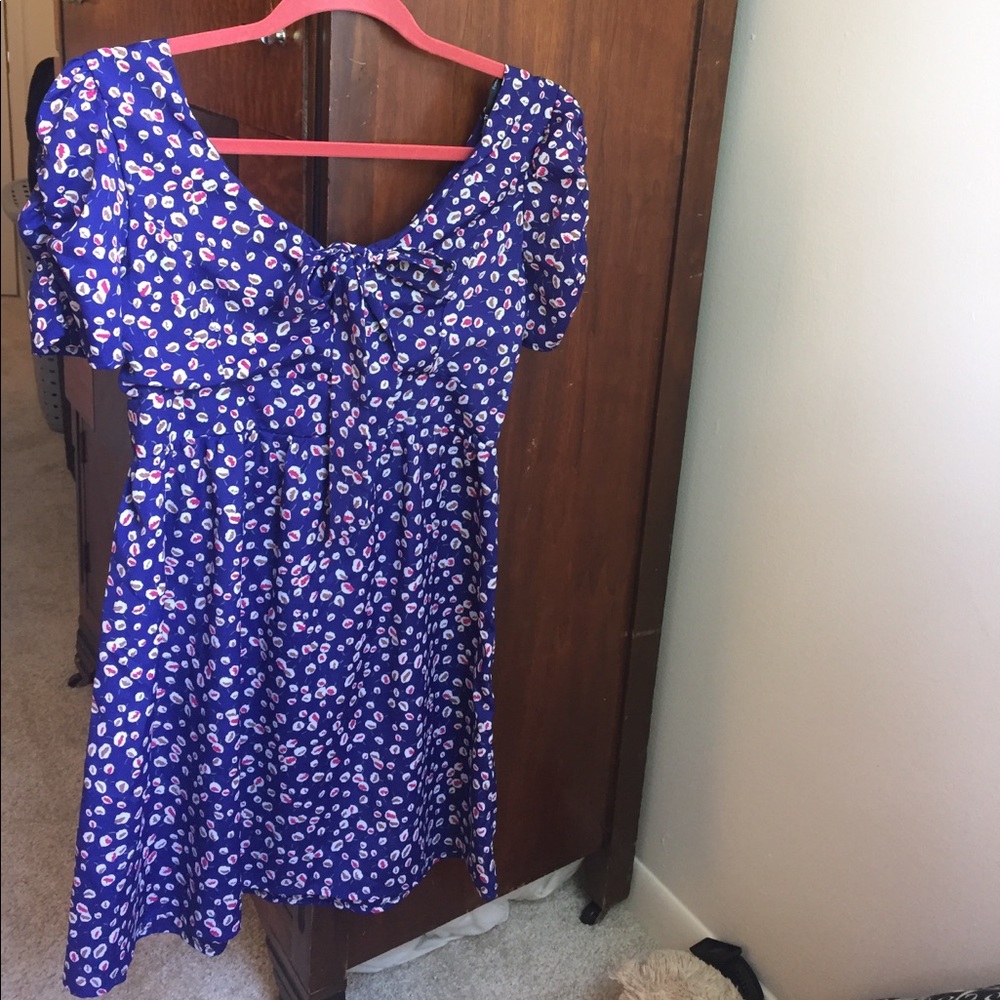 MUST SELL BY 3-15-18 Blue Retro Dress