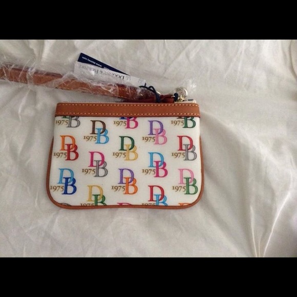 Authentic Dooney and bourke wristlet