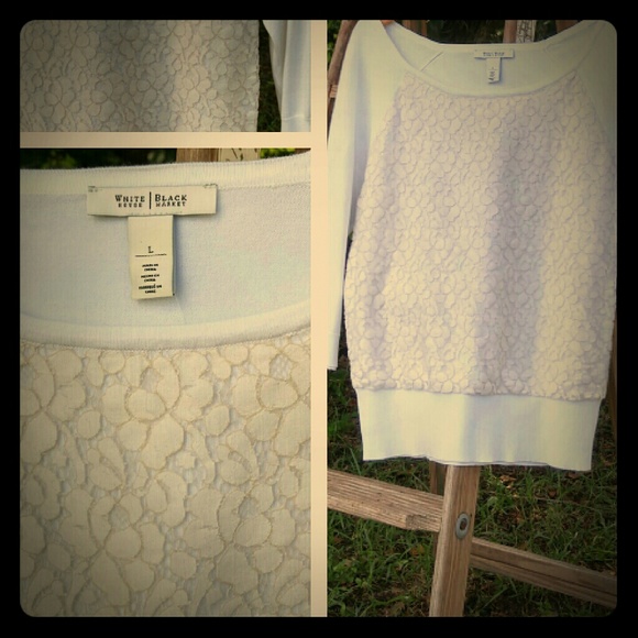 Whitehouse Black Market long sleeve top...sz lrg