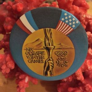 1984 Olympic Winter Games pin