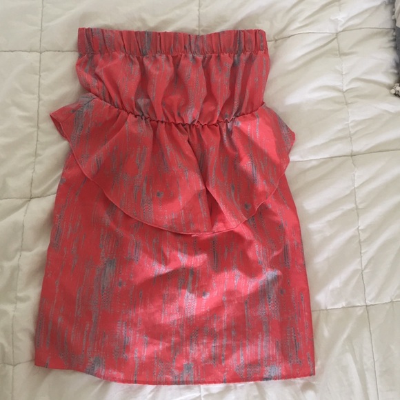 Strapless lightweight dress