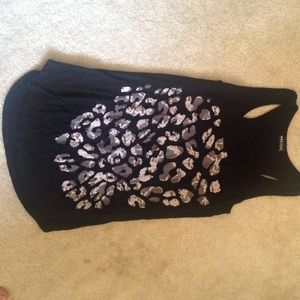 Wet seal tank top with white lace