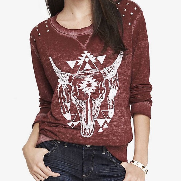 Express Sweaters - Express Graphic Sweat Shirt
