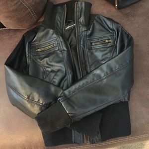 Pleather jacket