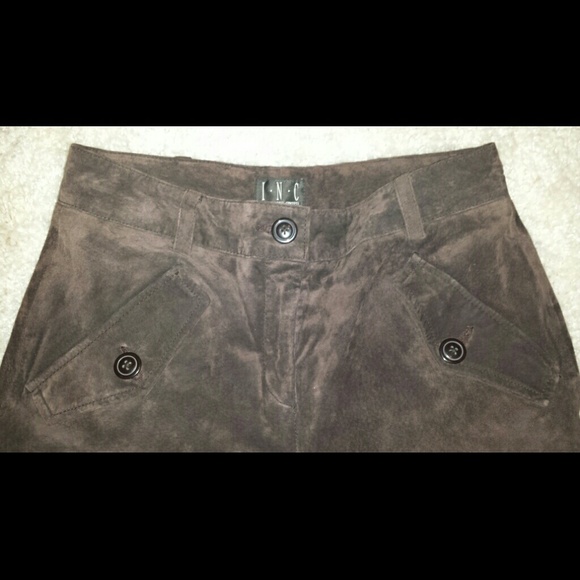 DKNY Suede Pants
