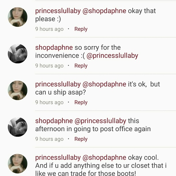 SCAMMER!!! DO NOT TRADE WITH HER!!!@SHOPDAPHNE - Picture 4 of 4