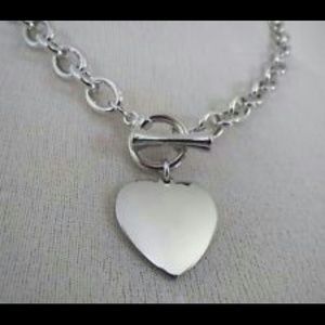 Lia Sophia Sheila Dale silver heart necklace