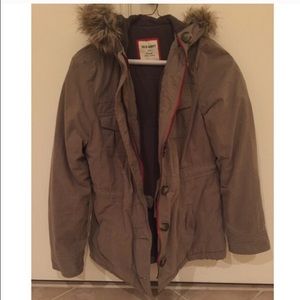 BUNDLE! Green parka and Green Windbreaker