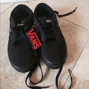 Black on Black Vans