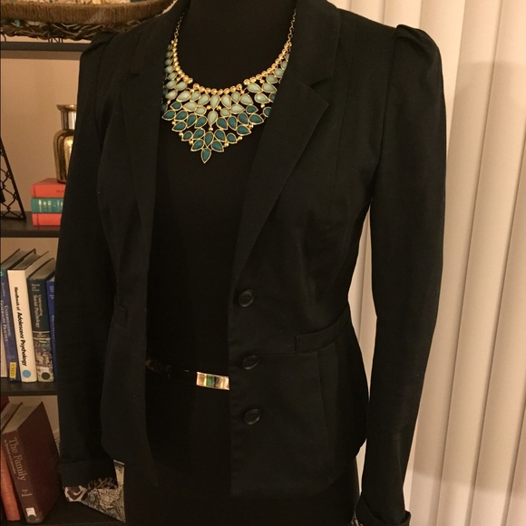 Leopard Print Lined Blazer