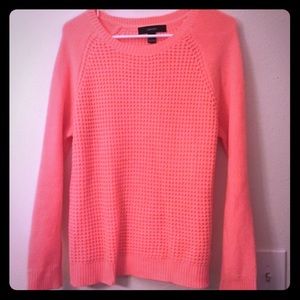 Coral knit sweater