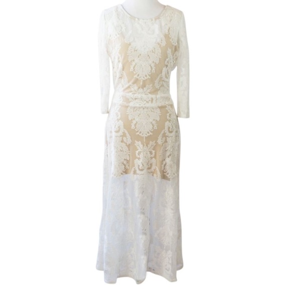 SOLD 🎉3xHP🎉For Love & Lemons White Lace Dress - Picture 2 of 4