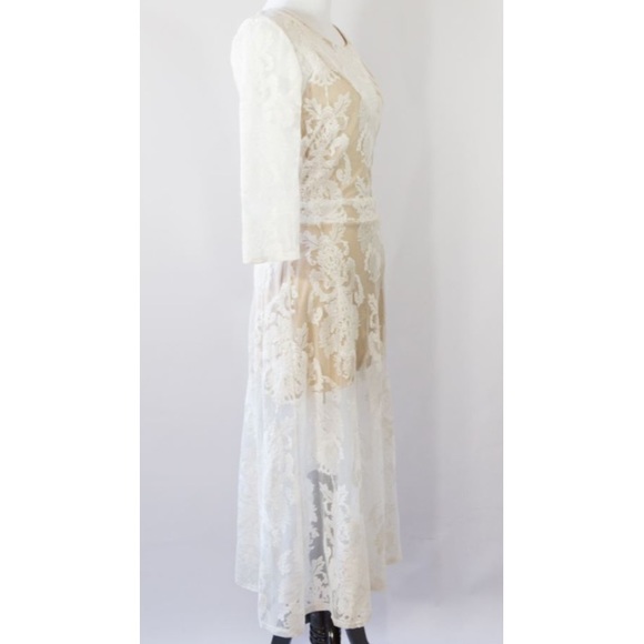 SOLD 🎉3xHP🎉For Love & Lemons White Lace Dress - Picture 3 of 4
