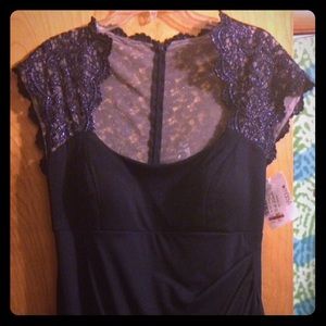 a formal plus size navy blue dress!