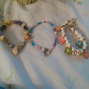 Three bracelets