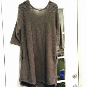 Silence and Noise grey sweater dress