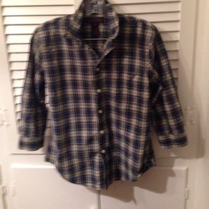 Women's plaid shirt