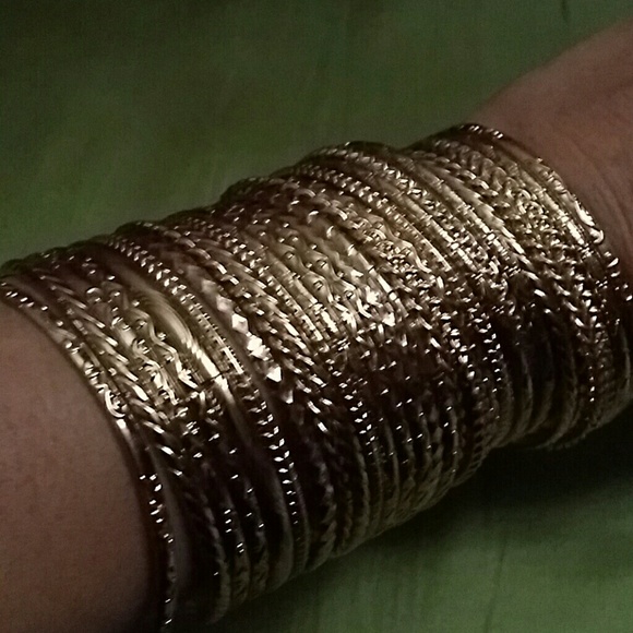 Gold bracelets