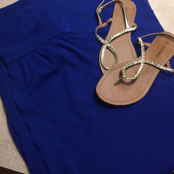 Old navy maxi skirt in cobalt blue