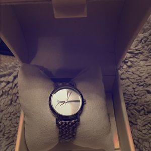 BCBGMaxazria snakeskin pattern watch