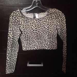 Cheetah crop top (H&M)