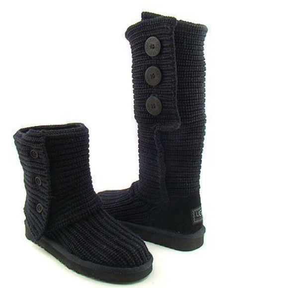 ☃Ladies Black Cardy Uggs