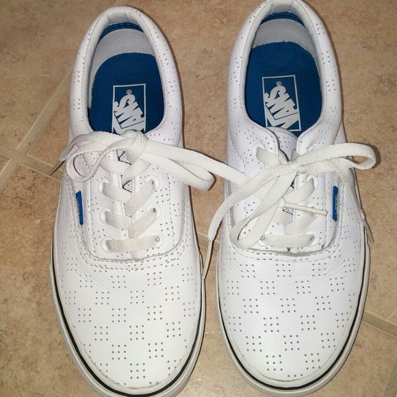 New Authentic White Vans