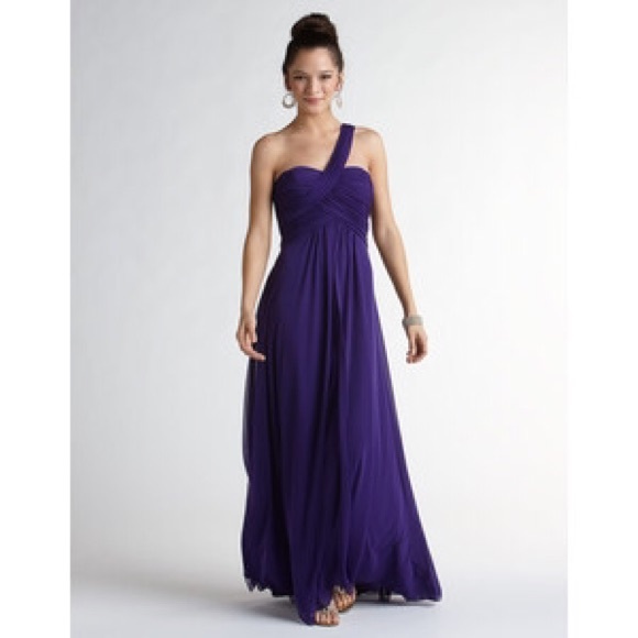 Blondie Nites One-Shoulder Royal Blue Gown