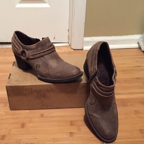 Born Shoes - Shelby Gray/Brown - Size 8