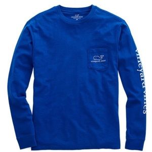 Dark blue L/S VV tee