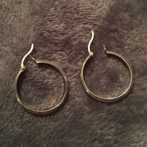 Sterling Silver Hoops