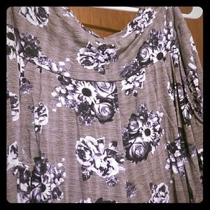 🔥SALE🔥Floral grey black and white yoga pants