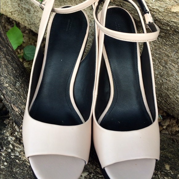 Zara Shoes - 🔵Zara Nude Pink Wedges🔵